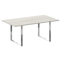 Metal System Direct Стол переговорный на О-обр. м/к БО.ПРГ-180 Акация/Нерж. сталь 1800*1000*750 Metal System Direct Стол переговорный на О-обр. м/к БО.ПРГ-180 Акация/Нерж. сталь 1800*1000*750