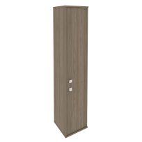 Style Шкаф высокий узкий правый Л.СУ-1.3 (R) Белый 412×410×1980