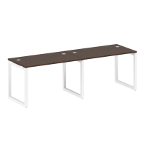 Metal System Quattro Р. ст. на 2 раб. места на О-образном м/к 50БО.СМ-2.2 Акация/Антрацит металл 2400*720*750 Metal System Quattro Р. ст. на 2 раб. места на О-образном м/к 50БО.СМ-2.2 Акация/Антрацит металл 2400*720*750