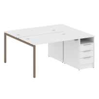 Metal System Quattro Р. ст. с тумбой на П-образном м/к 40БП.РС-СТП-2.2 Акация/Антрацит металл 1612*1475*750 Metal System Quattro Р. ст. с тумбой на П-образном м/к 40БП.РС-СТП-2.2 Акация/Антрацит металл 1612*1475*750