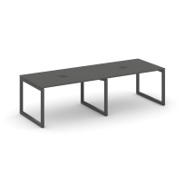 Стол для переговоров Style Project SN-5O.SPRG-011 Акация Лорка/Металл Черный 1960×980×750 Стол для переговоров Style Project SN-5O.SPRG-011 Акация Лорка/Металл Черный 1960×980×750
