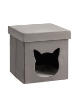 Пуф складной с ящиком Store Pet серый Пуф складной с ящиком Store Pet серый