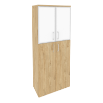 Onix Шкаф высокий широкий O.ST-1.7 R white Тиквуд светлый/Стекло whitе 800*420*1977 Onix Шкаф высокий широкий O.ST-1.7 R white Тиквуд светлый/Стекло whitе 800*420*1977