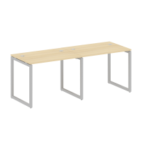 Metal System Quattro Р. ст. на 2 раб. места на О-образном м/к 40БО.СМ-2.1 Акация/Антрацит металл 2000*720*750 Metal System Quattro Р. ст. на 2 раб. места на О-образном м/к 40БО.СМ-2.1 Акация/Антрацит металл 2000*720*750