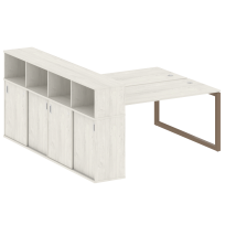 Metal System Quattro Р. ст. с шкафом-купе на О-образном м/к 50БО.РС-СШК-4.4 Т Акация/Антрацит металл 2010*2332*1098 Metal System Quattro Р. ст. с шкафом-купе на О-образном м/к 50БО.РС-СШК-4.4 Т Акация/Антрацит металл 2010*2332*1098