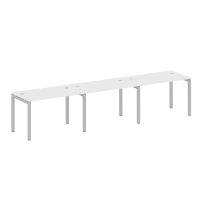 Metal System Quattro Р. ст. на 3 раб. места на П-образном м/к 50БП.СМ-3.2 Акация/Антрацит металл 3600*720*750 Metal System Quattro Р. ст. на 3 раб. места на П-образном м/к 50БП.СМ-3.2 Акация/Антрацит металл 3600*720*750