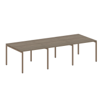 Metal System Quattro Перег. стол (3 столешницы) на П-оразном м/к 40БП.ПРГ-3.1 Акация/Антрацит металл 3000*1235*750 Metal System Quattro Перег. стол (3 столешницы) на П-оразном м/к 40БП.ПРГ-3.1 Акация/Антрацит металл 3000*1235*750