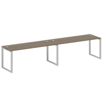 Metal System Р. ст. на 2 раб. места на О-образном м/к БО.СМ-2.5 Акация/Антрацит металл 3600*720*750 Metal System Р. ст. на 2 раб. места на О-образном м/к БО.СМ-2.5 Акация/Антрацит металл 3600*720*750