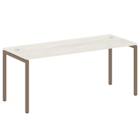 Metal System Quattro Стол офисный на П-образном м/к 40БП.СП-5 Вяз/Мокко металл 1800×720×750 Metal System Quattro Стол офисный на П-образном м/к 40БП.СП-5 Вяз/Мокко металл 1800×720×750