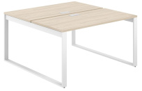 Стол-бенч с лючком Allegro / 1200×1638×750 / Профиль О-образный: 70×20 Белый / Столешница: Белый / AG.137.WH.L.72.WH Стол-бенч с лючком Allegro / 1200×1638×750 / Профиль О-образный: 70×20 Белый / Столешница: Белый / AG.137.WH.L.72.WH