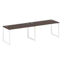 Metal System Quattro Р. ст. на 2 раб. места на О-образном м/к 40БО.СМ-2.3 Акация/Антрацит металл 2800*720*750 Metal System Quattro Р. ст. на 2 раб. места на О-образном м/к 40БО.СМ-2.3 Акация/Антрацит металл 2800*720*750
