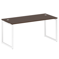 Metal System Quattro Стол офисный на О-образном м/к 40БО.СП-4 Вяз/Мокко металл 1600×720×750 Metal System Quattro Стол офисный на О-образном м/к 40БО.СП-4 Вяз/Мокко металл 1600×720×750