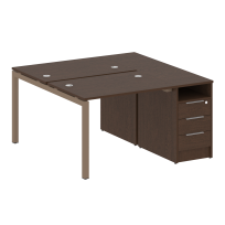 Metal System Quattro Р. ст. с тумбой на П-образном м/к 50БП.РС-СТП-2.1 Акация/Антрацит металл 1412*1475*750 Metal System Quattro Р. ст. с тумбой на П-образном м/к 50БП.РС-СТП-2.1 Акация/Антрацит металл 1412*1475*750