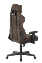 Кресло игровое Бюрократ VIKING KNIGHT LT28 FABRIC серо-голубой