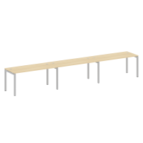 Metal System Quattro Р. ст. на 3 раб. места на П-образном м/к 50БП.СМ-3.4 Акация/Антрацит металл 4800*720*750 Metal System Quattro Р. ст. на 3 раб. места на П-образном м/к 50БП.СМ-3.4 Акация/Антрацит металл 4800*720*750