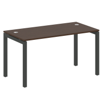 Metal System Quattro Стол офисный на П-образном м/к 50БП.СП-3 Вяз/Мокко металл 1400×720×750 Metal System Quattro Стол офисный на П-образном м/к 50БП.СП-3 Вяз/Мокко металл 1400×720×750