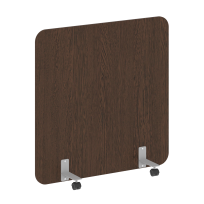 R-line Перегородка на металлических опорах, на роликах DP.R-120-120 Тиквуд тёмный/Серый металл 1200×18×1200 R-line Перегородка на металлических опорах, на роликах DP.R-120-120 Тиквуд тёмный/Серый металл 1200×18×1200