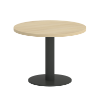 Home Office Стол журнальный круглый VR.SP-5-60.1G Тиквуд светлый/Серый металл 600*600*453 Home Office Стол журнальный круглый VR.SP-5-60.1G Тиквуд светлый/Серый металл 600*600*453