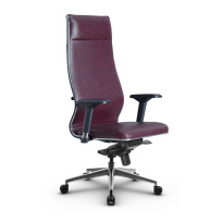 Кресло для руководителя Метта L 1m 42/4D_17839_Кожа перфорированная NewLeather – Темно-коричневый Кресло для руководителя Метта L 1m 42/4D_17839_Кожа перфорированная NewLeather – Темно-коричневый