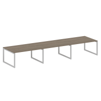 Metal System Quattro Перег. стол (3 столешницы) на О-оразном м/к 50БО.ПРГ-3.4 Акация/Антрацит металл 4800*1235*750 Metal System Quattro Перег. стол (3 столешницы) на О-оразном м/к 50БО.ПРГ-3.4 Акация/Антрацит металл 4800*1235*750