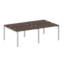 Metal System Quattro Р. ст. на 4 раб. места на П-образном м/к 50БП.СМ-4.2 Акация/Антрацит металл 2400*1475*750 Metal System Quattro Р. ст. на 4 раб. места на П-образном м/к 50БП.СМ-4.2 Акация/Антрацит металл 2400*1475*750