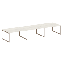 Metal System Quattro Перег. стол (3 столешницы) на О-оразном м/к 40БО.ПРГ-3.4 Акация/Антрацит металл 4800*1235*750 Metal System Quattro Перег. стол (3 столешницы) на О-оразном м/к 40БО.ПРГ-3.4 Акация/Антрацит металл 4800*1235*750