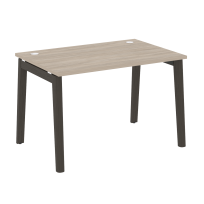 Onix Wood Стол офисный OW.SP-2.8 Дуб мали/Дуб светлый/Белый металл 1180×800×750 Onix Wood Стол офисный OW.SP-2.8 Дуб мали/Дуб светлый/Белый металл 1180×800×750