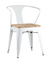 Стул TOLIX ARM WOOD с подлокотниками черный Стул TOLIX ARM WOOD с подлокотниками черный