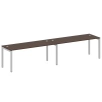 Metal System Quattro Р. ст. на 2 раб. места на П-образном м/к 50БП.СМ-2.5 Акация/Антрацит металл 3600*720*750 Metal System Quattro Р. ст. на 2 раб. места на П-образном м/к 50БП.СМ-2.5 Акация/Антрацит металл 3600*720*750
