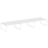 Metal System Quattro Р. ст. на 6 раб. места на О-образном м/к 50БО.СМ-6.5 Акация/Антрацит металл 5400*1475*750 Metal System Quattro Р. ст. на 6 раб. места на О-образном м/к 50БО.СМ-6.5 Акация/Антрацит металл 5400*1475*750