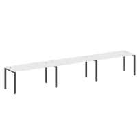 Metal System Р. ст. на 3 раб. места на П-образном м/к БП.СМ-3.4 Акация/Антрацит металл 4800*720*750 Metal System Р. ст. на 3 раб. места на П-образном м/к БП.СМ-3.4 Акация/Антрацит металл 4800*720*750