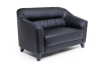 Двухместный диван Райт Вуд Euroforma / Экокожа Euroline / Черный 9100 / 1450×850×920 Двухместный диван Райт Вуд Euroforma / Экокожа Euroline / Черный 9100 / 1450×850×920