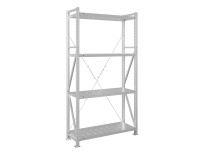 Стеллаж MS U 2000x1000x400/4 перфорированная Стеллаж MS U 2000x1000x400/4 перфорированная