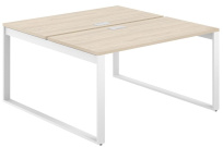 Стол-бенч с лючком Allegro / 1400×1638×750 / Профиль О-образный: 70×20 Белый / Столешница: Белый / AG.138.WH.L.72.WH Стол-бенч с лючком Allegro / 1400×1638×750 / Профиль О-образный: 70×20 Белый / Столешница: Белый / AG.138.WH.L.72.WH