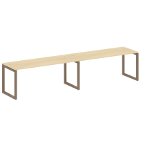 Metal System Quattro Р. ст. на 2 раб. места на О-образном м/к 50БО.СМ-2.5 Акация/Антрацит металл 3600*720*750 Metal System Quattro Р. ст. на 2 раб. места на О-образном м/к 50БО.СМ-2.5 Акация/Антрацит металл 3600*720*750