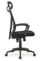 Белый пластик/Синяя сетка сидушка W-203AC