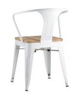 Стул TOLIX ARM WOOD с подлокотниками черный Стул TOLIX ARM WOOD с подлокотниками черный