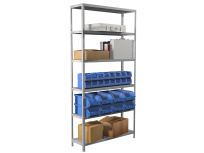 Стеллаж металлический MS Standart 220/100×30/6 Стеллаж металлический MS Standart 220/100×30/6