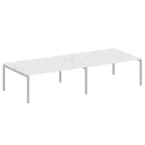 Metal System Quattro Р. ст. на 4 раб. места на П-образном м/к 50БП.СМ-4.5 Акация/Антрацит металл 3600*1475*750 Metal System Quattro Р. ст. на 4 раб. места на П-образном м/к 50БП.СМ-4.5 Акация/Антрацит металл 3600*1475*750