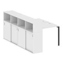Metal System Quattro Р. ст. с шкафом-купе на П-образном м/к 40БП.РС-СШК-4.1 Т Акация/Антрацит металл 1410*2332*1098 Metal System Quattro Р. ст. с шкафом-купе на П-образном м/к 40БП.РС-СШК-4.1 Т Акация/Антрацит металл 1410*2332*1098