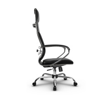 Кресло для руководителя Метта L 1c 44B/K_17833 Кожа перфорированная NewLeather – Черный Кресло для руководителя Метта L 1c 44B/K_17833 Кожа перфорированная NewLeather – Черный