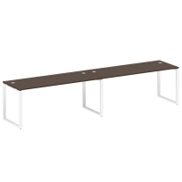Metal System Р. ст. на 2 раб. места на О-образном м/к БО.СМ-2.5 Акация/Антрацит металл 3600*720*750 Metal System Р. ст. на 2 раб. места на О-образном м/к БО.СМ-2.5 Акация/Антрацит металл 3600*720*750
