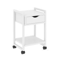 Loft Тумба на колесных опорах с ящиком и полкой VR.L-T1.K Тиквуд светлый/Антрацит металл 500×460×767 Loft Тумба на колесных опорах с ящиком и полкой VR.L-T1.K Тиквуд светлый/Антрацит металл 500×460×767