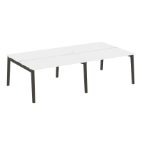 Onix Wood Рабочая станция OW.D.RS-4.3.7 Белый бриллиант/Дуб светлый/Белый металл 2760*1475*750 Onix Wood Рабочая станция OW.D.RS-4.3.7 Белый бриллиант/Дуб светлый/Белый металл 2760*1475*750
