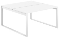 Стол-бенч с вырезом Allegro / 1200×1438×750 / Профиль О-образный: 70×20 Белый / Столешница: Белый / AG.134.WH.V.72.WH Стол-бенч с вырезом Allegro / 1200×1438×750 / Профиль О-образный: 70×20 Белый / Столешница: Белый / AG.134.WH.V.72.WH