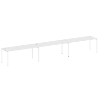 Metal System Quattro Р. ст. на 3 раб. места на П-образном м/к 40БП.СМ-3.5 Акация/Антрацит металл 5400*720*750 Metal System Quattro Р. ст. на 3 раб. места на П-образном м/к 40БП.СМ-3.5 Акация/Антрацит металл 5400*720*750