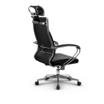 Кресло для руководителя Метта L 2c 46/K_17834_Кожа перфорированная NewLeather - Черный_Кожа перфорированная NewLeather - Черный Кресло для руководителя Метта L 2c 46/K_17834_Кожа перфорированная NewLeather - Черный_Кожа перфорированная NewLeather - Черный