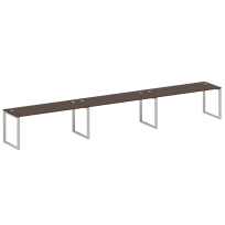 Metal System Р. ст. на 3 раб. места на О-образном м/к БО.СМ-3.5 Акация/Антрацит металл 5400*720*750 Metal System Р. ст. на 3 раб. места на О-образном м/к БО.СМ-3.5 Акация/Антрацит металл 5400*720*750