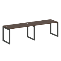 Metal System Quattro Р. ст. на 2 раб. места на О-образном м/к 50БО.СМ-2.3 Акация/Антрацит металл 2800*720*750 Metal System Quattro Р. ст. на 2 раб. места на О-образном м/к 50БО.СМ-2.3 Акация/Антрацит металл 2800*720*750