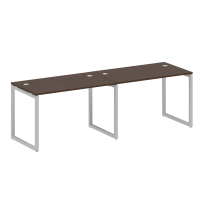 Metal System Quattro Р. ст. на 2 раб. места на О-образном м/к 40БО.СМ-2.2 Акация/Антрацит металл 2400*720*750 Metal System Quattro Р. ст. на 2 раб. места на О-образном м/к 40БО.СМ-2.2 Акация/Антрацит металл 2400*720*750